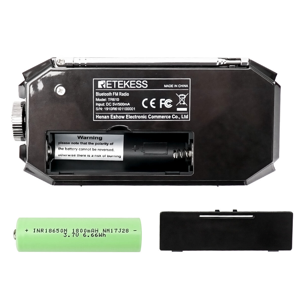 FM Radio 3W Bluetooth Speaker Music Player