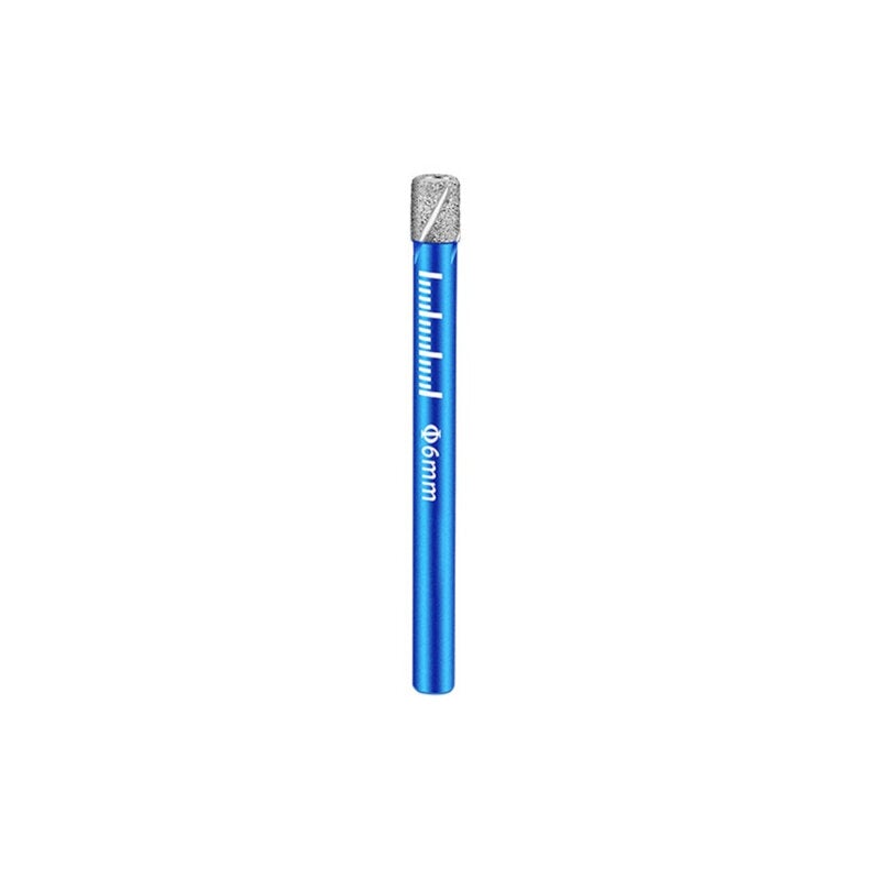 5Pcs 6-16mm Durable Diamond Coated Core Drill Bit Dry Drilling For Glass Marble Granite Quartz Porcelain Ceramics
