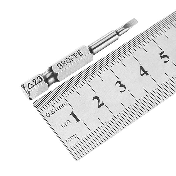 5pcs 2.3 1/4 Inch Hex Magnetic Triangle 50mm Screwdriver Bits Set