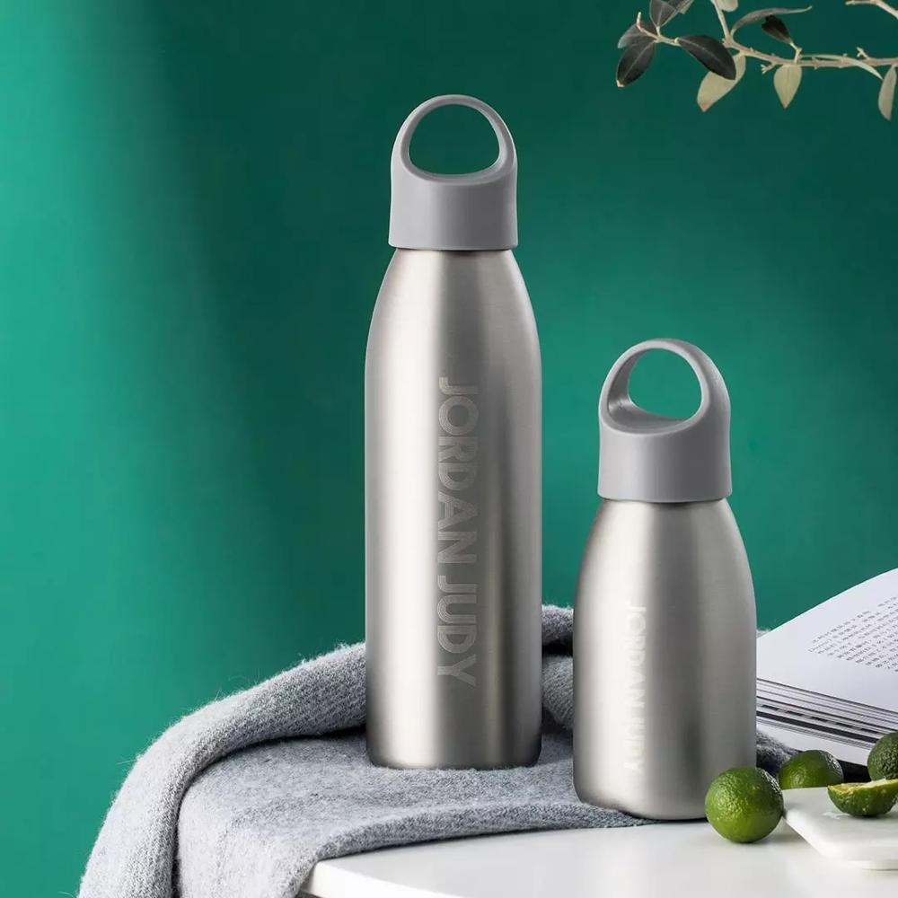 450ml 230ml Stainless Steel Water Bottle Ultralight Thermos Vacuum Cup Camping Travel Portable Insulated Kettle Form System