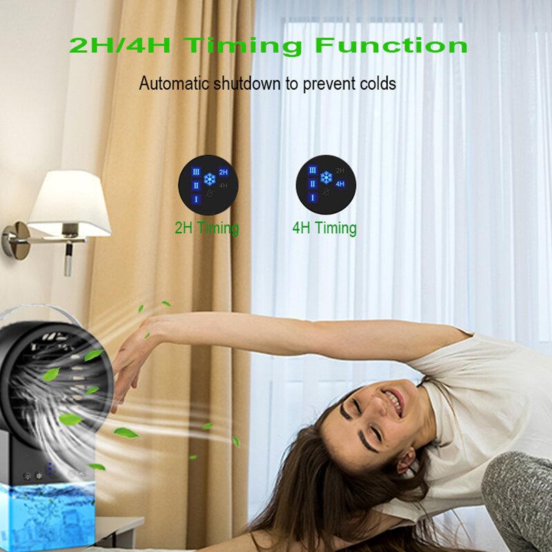 3 in 1 Air Condiction Cooling Fan Air Cooler 3 Gear Wnd Speed with Colorful Light Timing Function for Home and Office