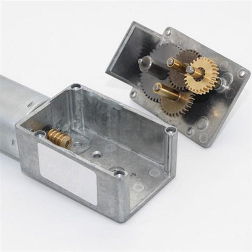 12V 24V 150RPM Reversible Power Torque Turbo Worm Electric Gear Motor DC Motor