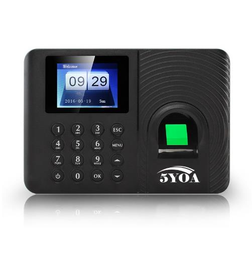 Biometric Fingerprint Time Attendance Machine Clock Recorder Employee Recognition Device