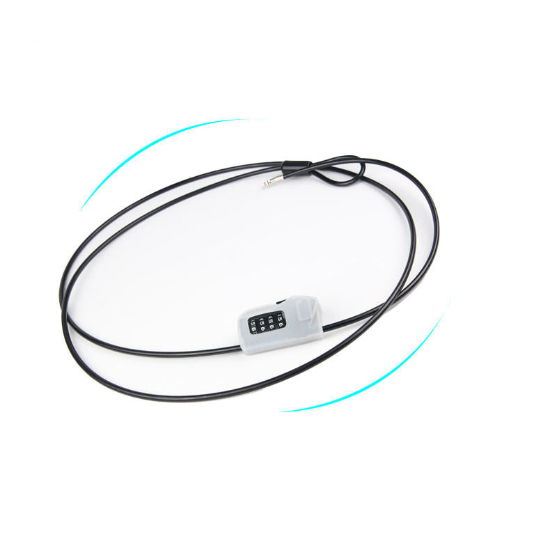 2M Anti-theft 4 Digits Code Bicycle Cable Lock for Motorcycle MTB Road Bike