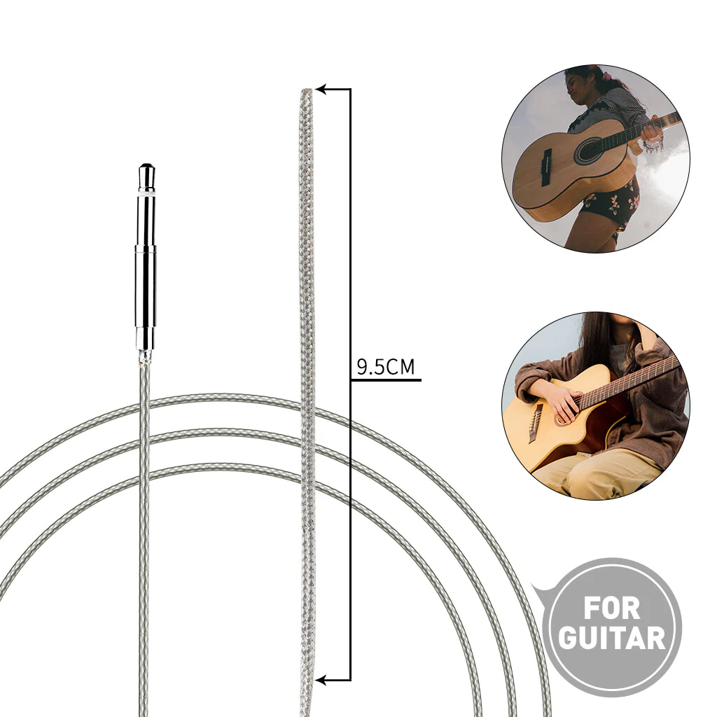 10pcs Soft Acoustic Guitar Preamp Bridge Saddle Piezo Under Pickup Rod Piezo For Folk Guitar /Classical Guitar Use
