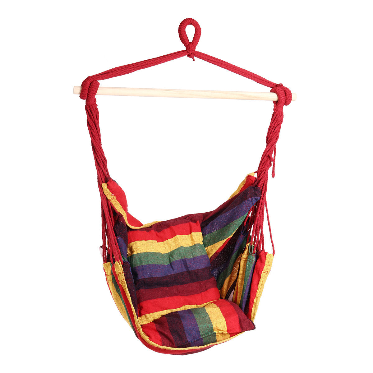 Outdoor Canvas Hammock Chair Swing Hanging Chair Relax Soft Indoor Garden Camping Swing