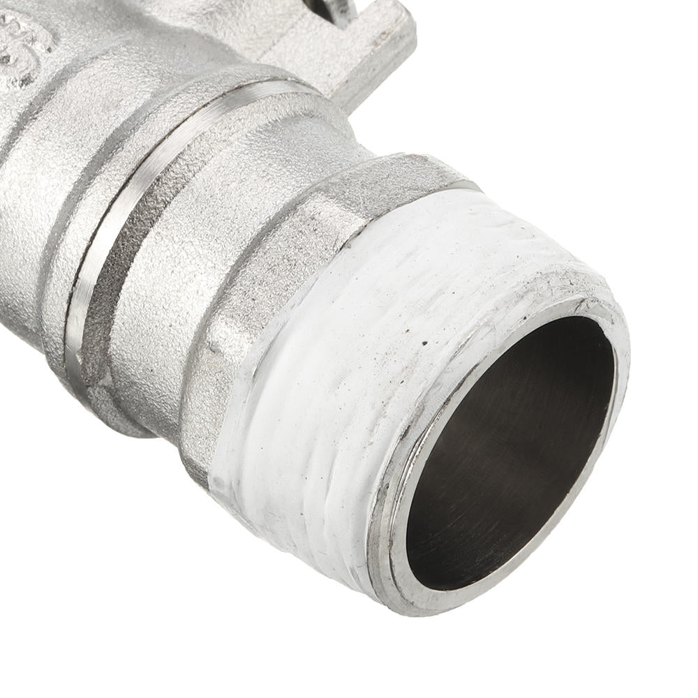 2'' Brass Tank Drain Adapter to 3/4'' Garden Tap Hose Barb Coupler Coarse Thread Outlet Connector Valve Fitting Parts for Home