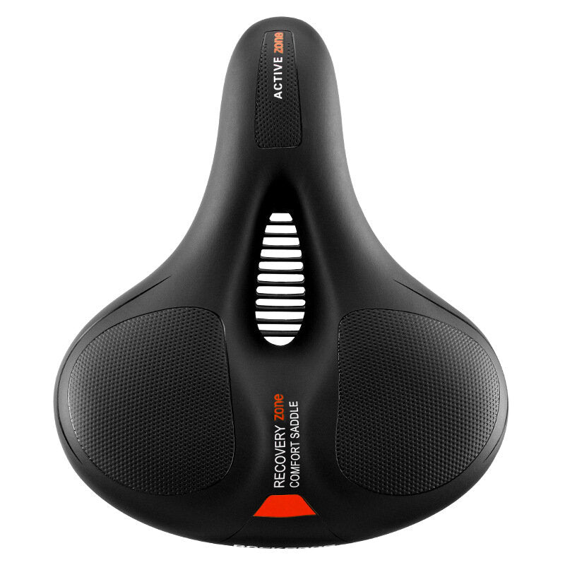 Bike Saddle Rainproof PU Surface Soft Foam Shockproof Streamlined