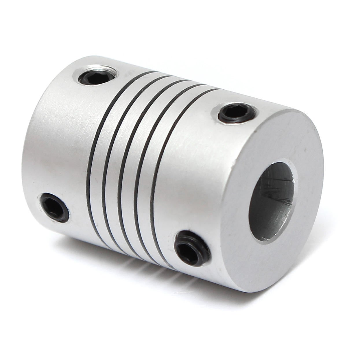10pcs 5mm x 8mm Aluminum Flexible Shaft Coupling OD19mm x L25mm CNC Stepper Motor Coupler Connector