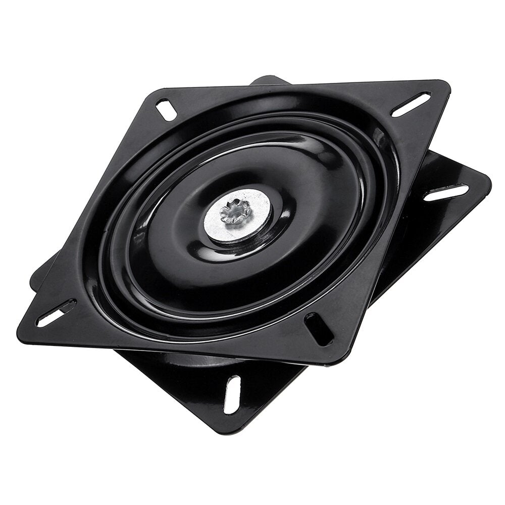 4Pcs 7 Inch Bar Stool Swivel Plate Replacement 360 Rotation Square Swivel Mechanism Turntable Replacement Accessories for Recliner Chair Furniture