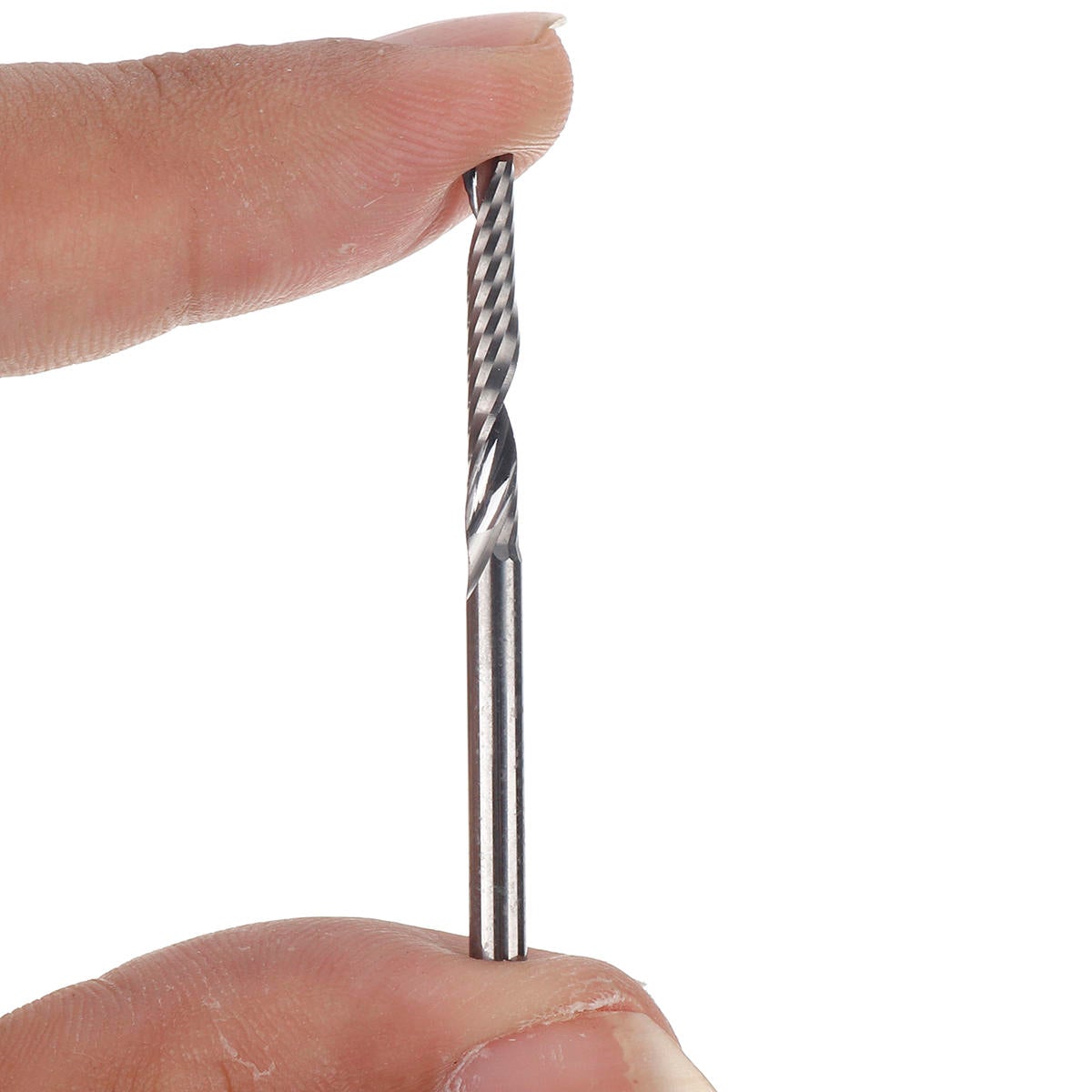 10pcs 3.175mm Shank 22mm Single Flute Spiral Milling Cutter for Engraving Machine