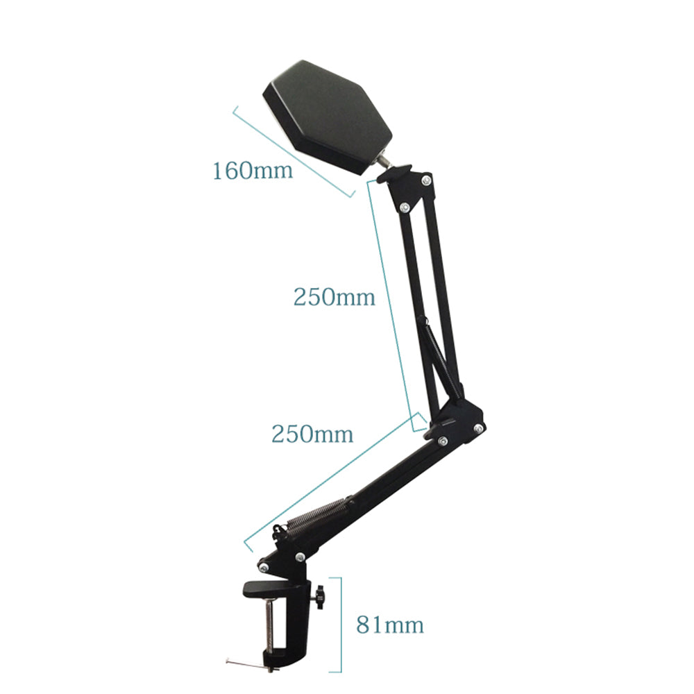 LED Desk Lamp Three Gear Color Temperature Free Brightness Adjustment USB Powered Reading Office Lamp