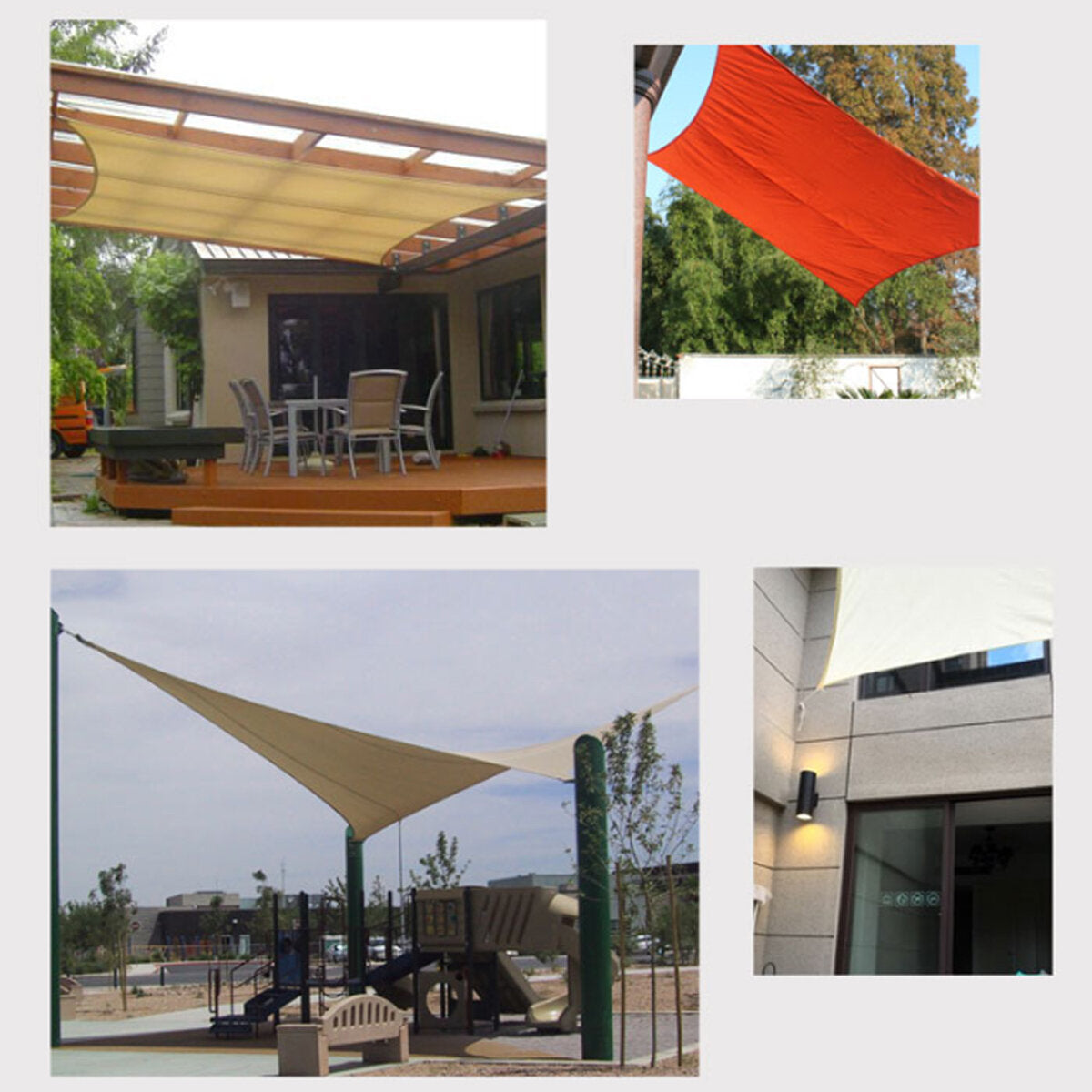 3x4M 420D Oxford Polyester Tent Sunshade Sail Waterproof Canopy Cover Awning Outdoor