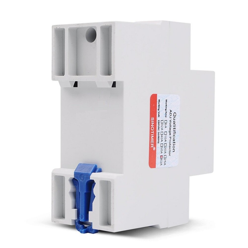 Adjustable Auto-recovery Under/Over Voltage Protector Relay Breaker Protective Device With LED