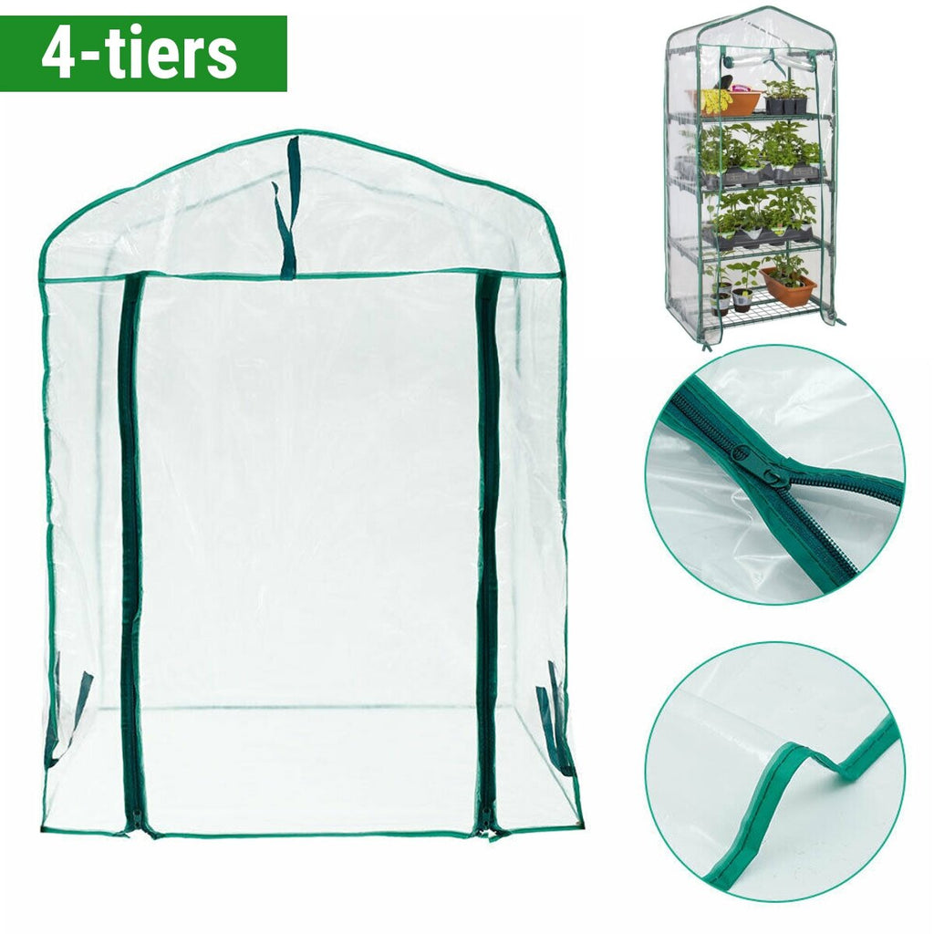 2/3/4/5-Tier Garden Greenhouse Shed Storage PVC Cover Heavy-duty Sunproof Greenhouse Cover