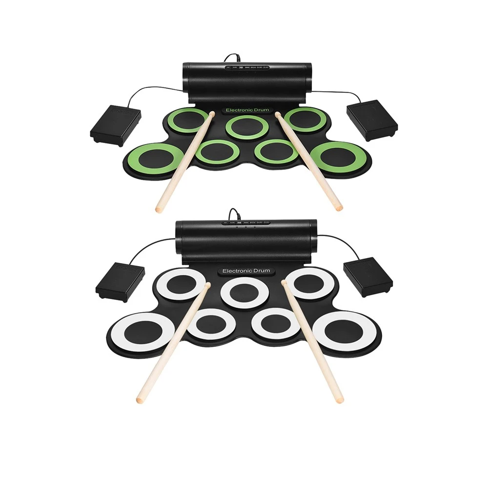Portable Digital Stereo Electronic Drum Set