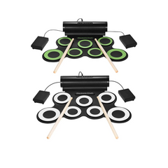 Portable Digital Stereo Electronic Drum Set