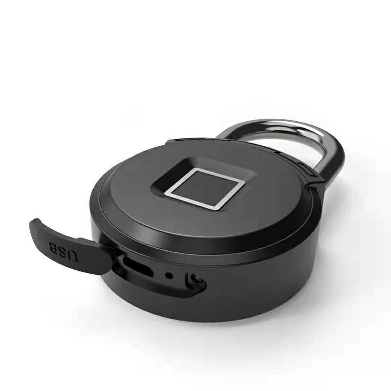 Smart Fingerprint Padlock Portable Lock Waterproof Anti-Theft Keyless APP Remote Control Door Cabinet Drawer Luggage Padlock USB Charging
