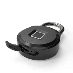 Smart Fingerprint Padlock Portable Lock Waterproof Anti-Theft Keyless APP Remote Control Door Cabinet Drawer Luggage Padlock USB Charging
