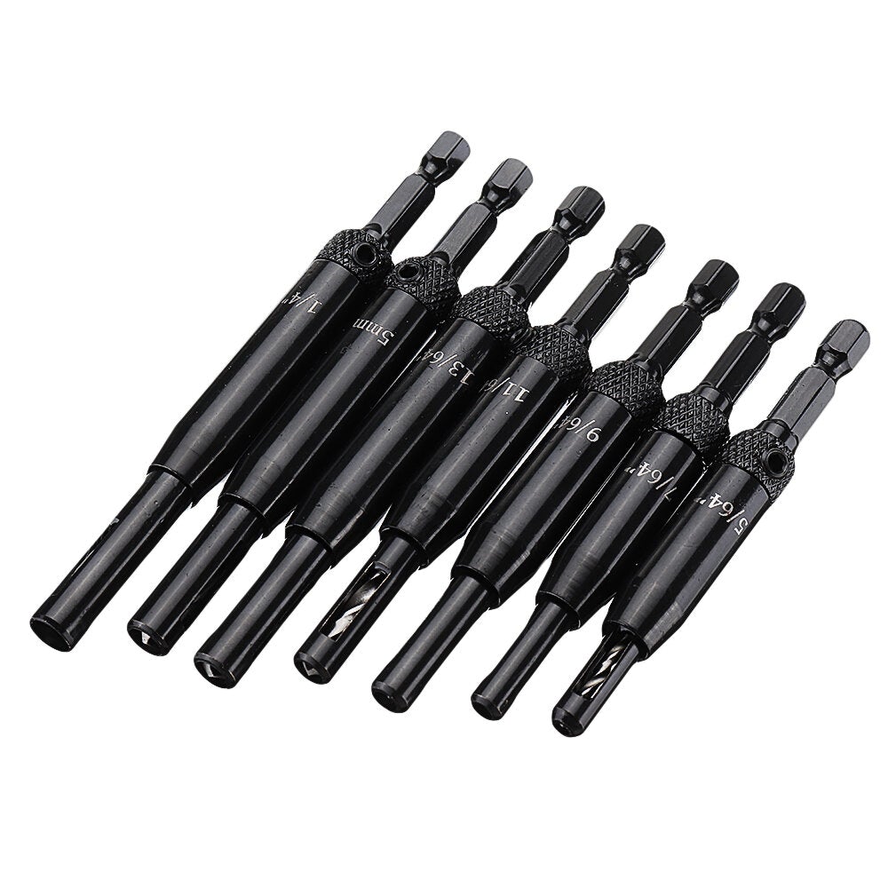 Aluminium Alloy Self Centering Door Hinges Drill Bit Hole Puncher Reaming Tool Countersink Drill Bit