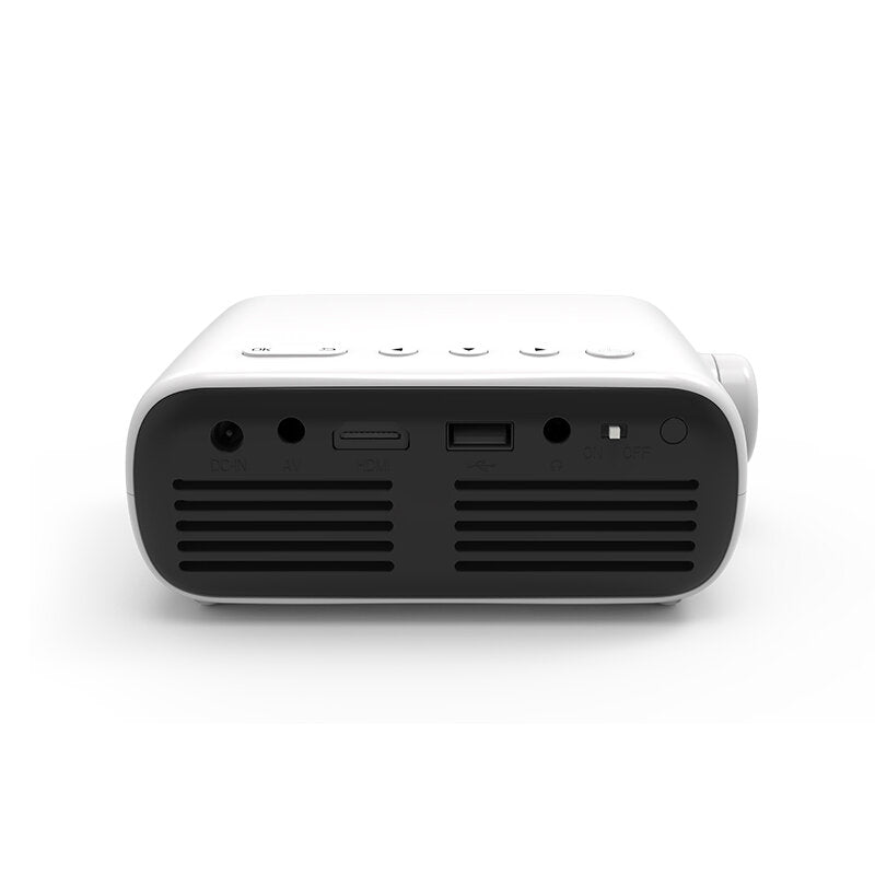Mini LED Projector 1080P Supported 16:9 Phone Same Screen Mirroring Portable Projector for Outdoor Movie Home Theater Entertainment