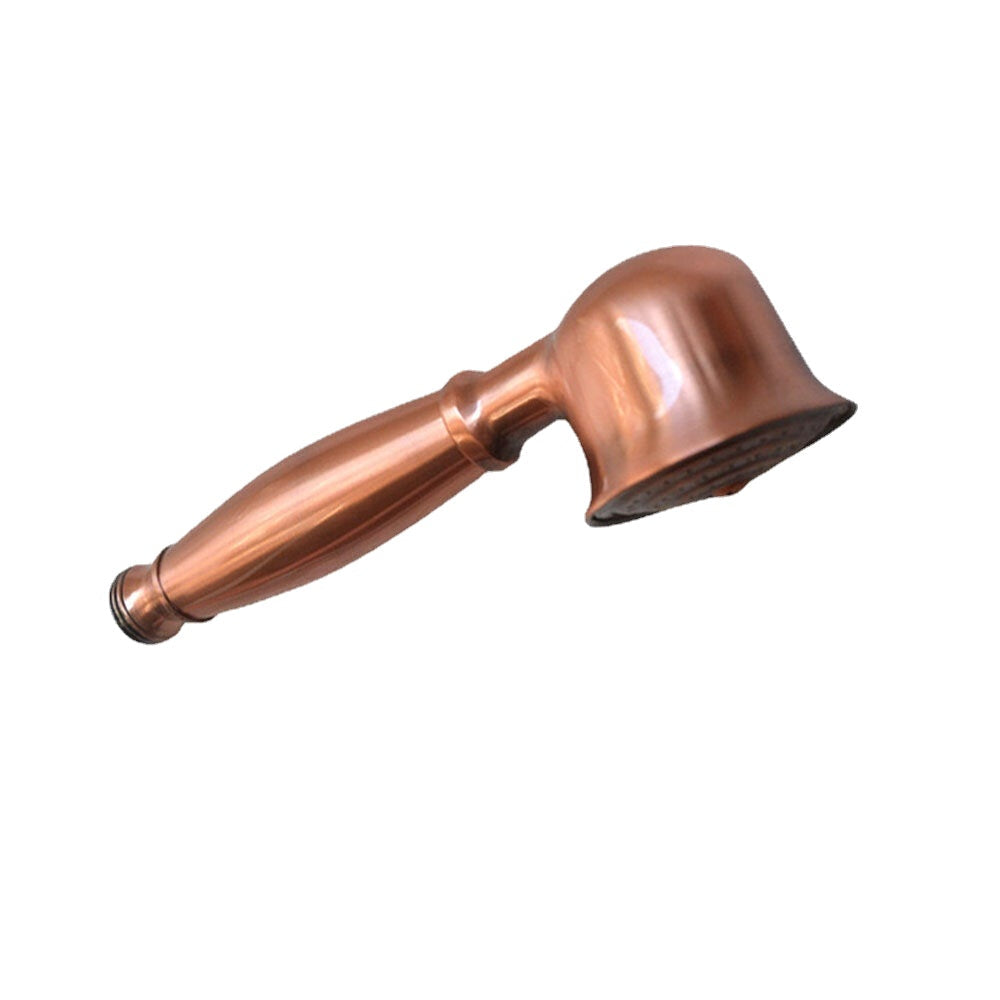 G1/2 Antique Copper Handheld Faucet Shower Head Spraying High Pressure w/ Flexible 1.5m Hose for Bathroom