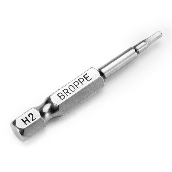8pcs 50mm H1.5-H8 Hex Head Screwdriver Bit 1/4 Inch Hex Shank Magnetic Screwdriver Bits