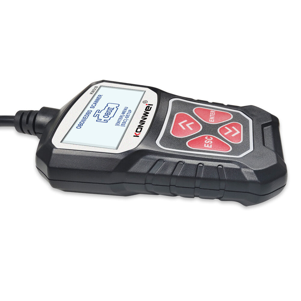 OBD2 Car Diagnostic Scanner EOBD Scan Tool DTC Engine Code Reader Voltage Test Built-in Speaker