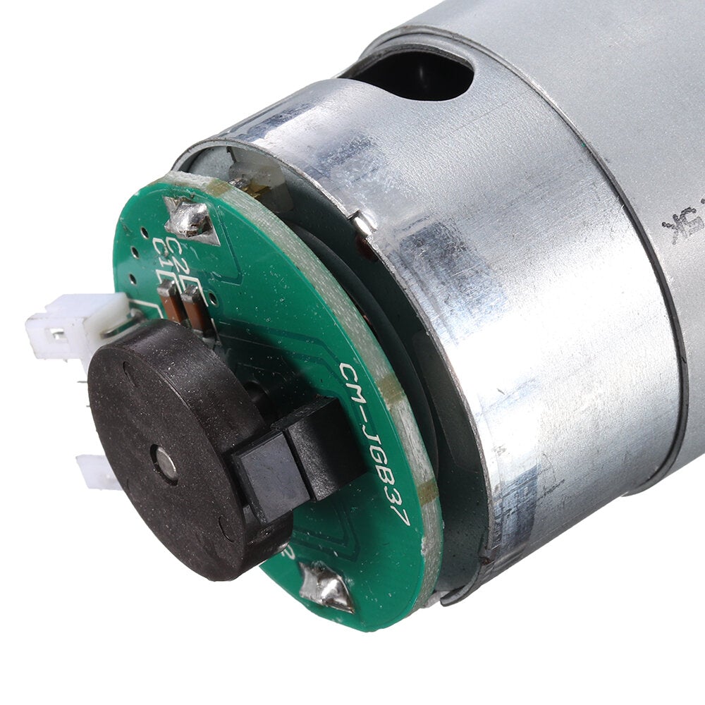 DC 12V 70RPM Gear Reducer Motor with Encoder Geared Reduction Motor