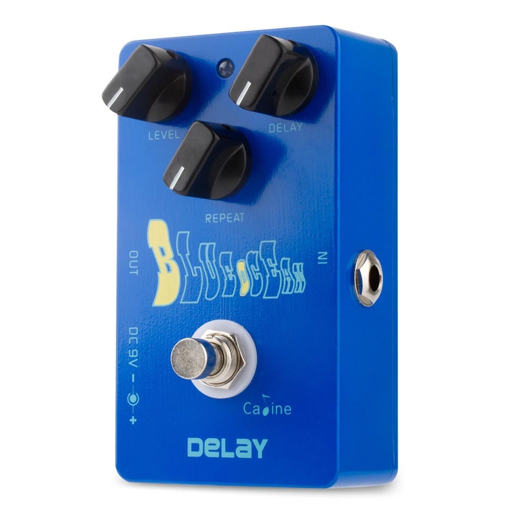 Blue Ocean Delay Guitar Effects Pedal True Bypass 25ms-600ms Delay Time