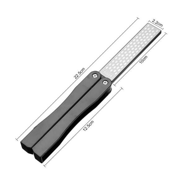 400&600 Grit Two Sided Sharpen Stone Diamond Outdoor Sharpening Whetstone Sharpener