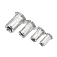 50Pcs Thread Rivet Nut 304 Stainless Steel Riveter Rivnut Insert Nutsert M3/M4/M5/M6