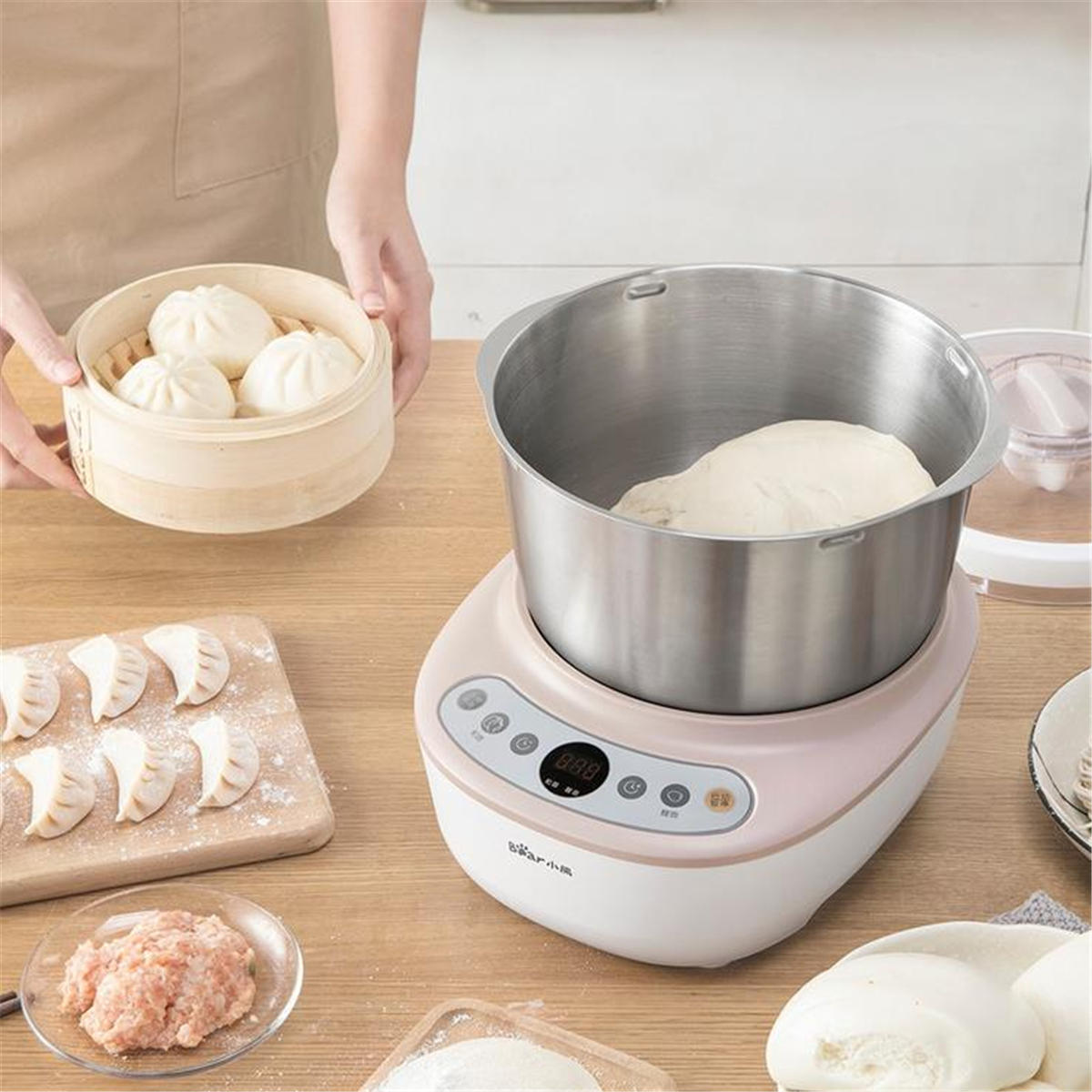 Household Full-automatic Dough Maker Kneading Dough Fermentation Machine Blender