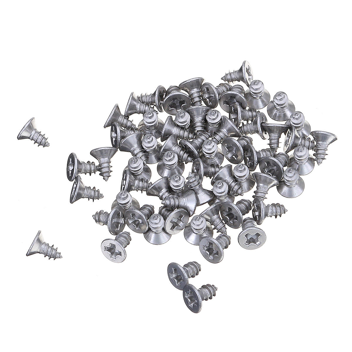 600Pcs M2.2/M2.9/M3.5 Stainless Steel Pozi Raised Countersunk Self-Tapping Screw