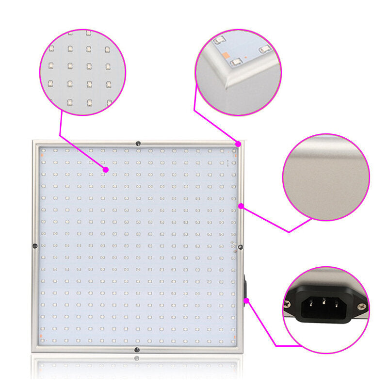 AC85-265V 60W 289 LED Grow Light Growing Lamp For Veg Flower Indoor Plant