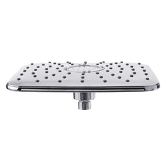 ABS and Chrome Finish Faucet Shower Head Combo w/ 60Inch Stainless Steel Hose for Bathroom