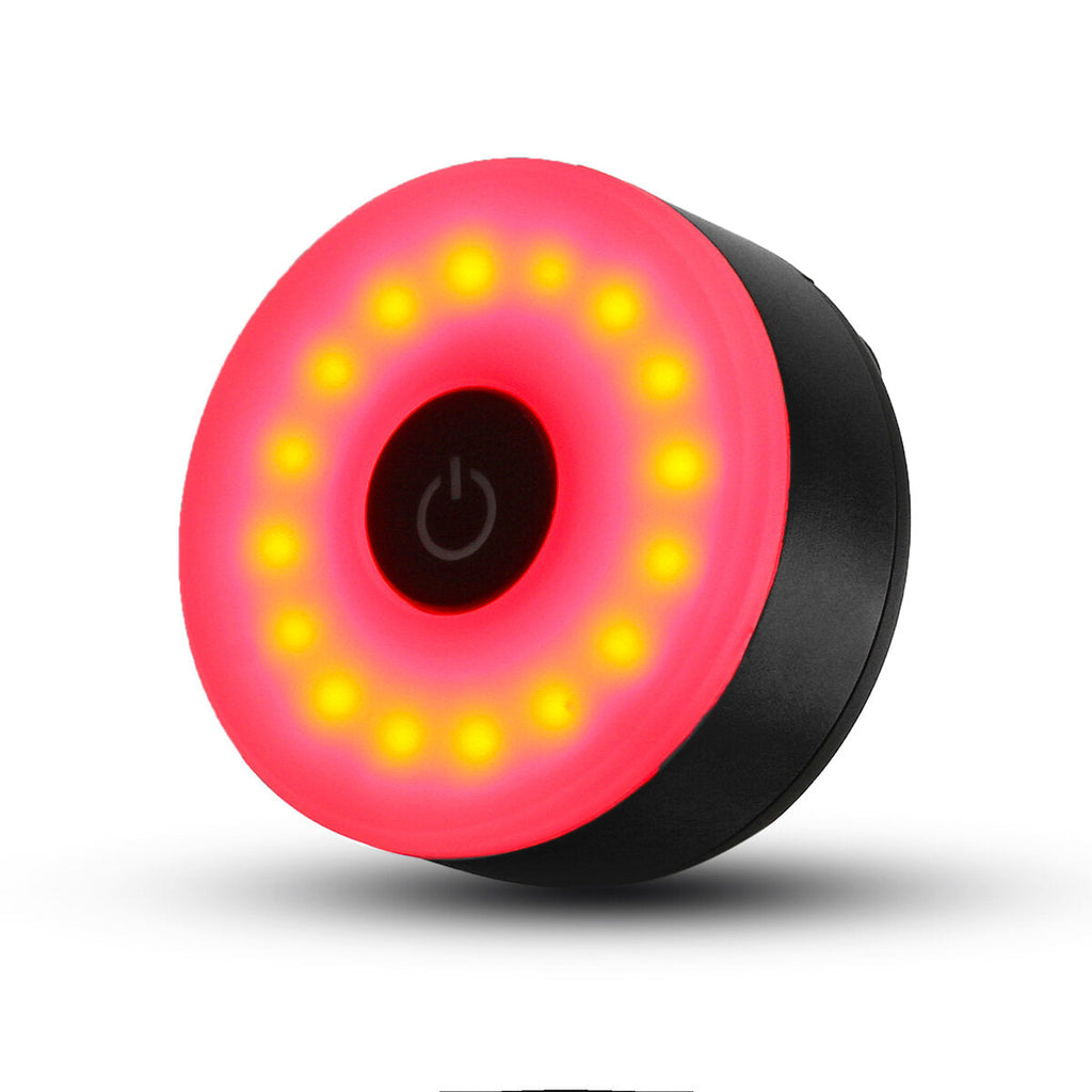 LED Cycling Rear Warning Light 5 Modes USB Rechargeable Waterproof Bike Tail Light