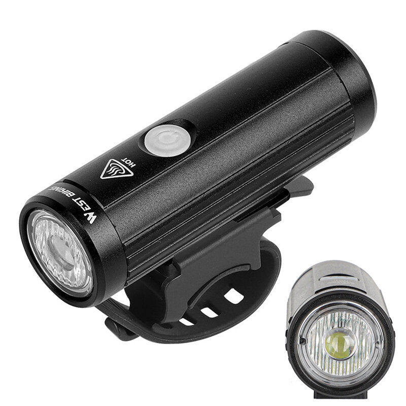 350LM USB Charging Bicycle Headlight Cycling Flashlight MTB Front Lamp Waterproof Outdoor Night Riding Equipment