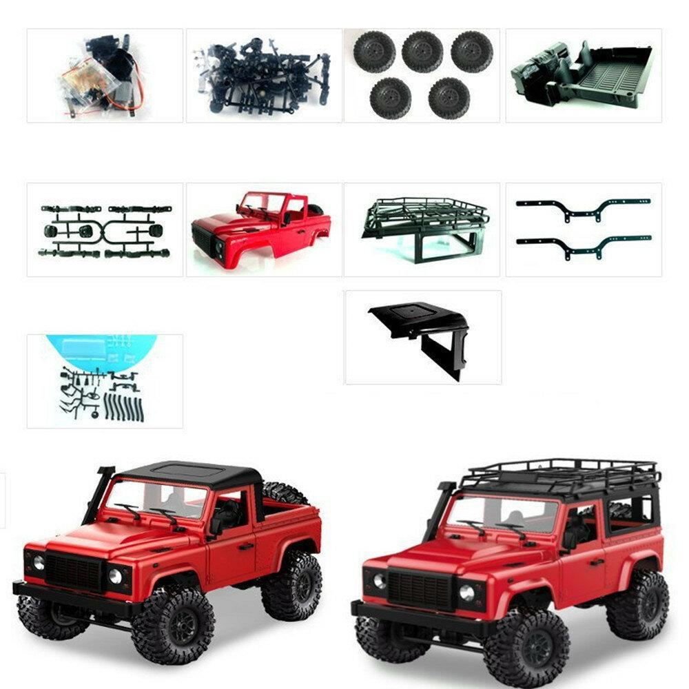 2.4G 4WD Rc Car Crawler Monster Truck Without ESC Transmitter Receiver Battery