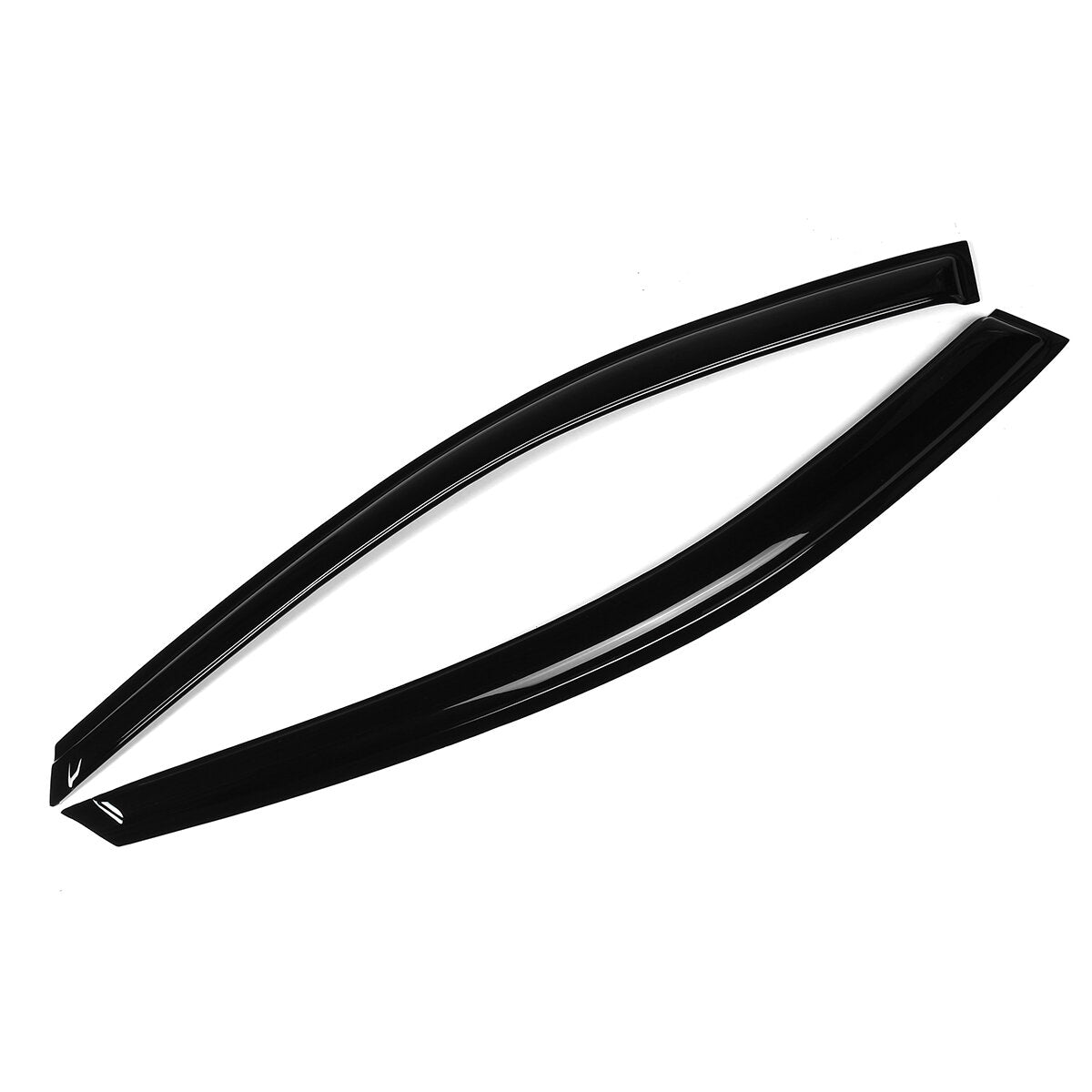 4Pcs Plastic Exterior Visor Vent Shades For Acura TSX CL8 Euro-R 2004-2008 JDM 3D Wavy Window Sun Rain Guard Deflector