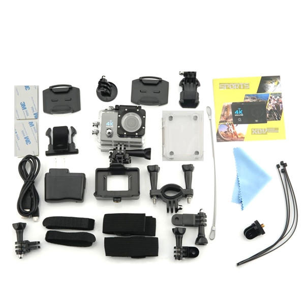 Sports Action Camera DV Wifi 4K 2.7K 2 Inch Screen 170 Degree Wide Angle Lens