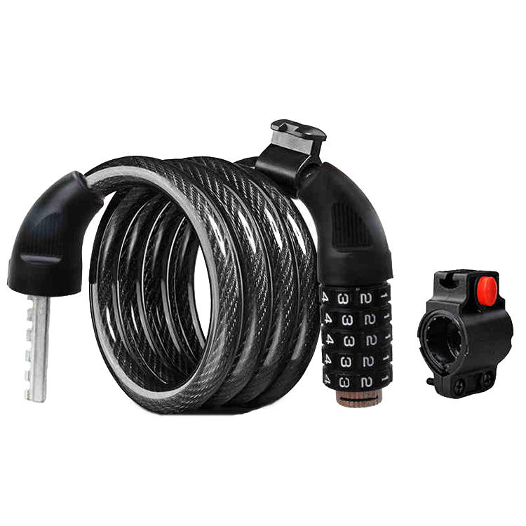 Bicycle Locks Thickened 1.2M 325G Bike Password Lock Cable Steel PVC Cycling Accessories