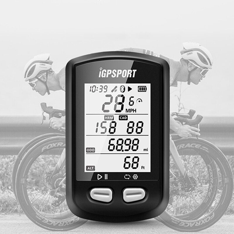 Bike Cycling Computer With ANT Bluetooth Heart Rate Monitor And Speed Cadence Sensor Connection Waterproof