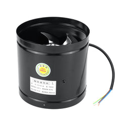 6'' Metal Inline Duct Booster Air Cooling Vent 7 Blades Exhaust Blower