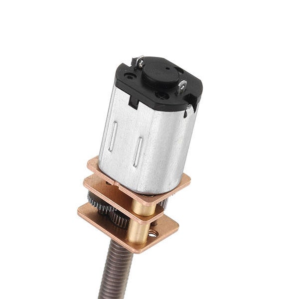 DC 12V 500rpm Gear Motor M4 Thread Shaft Electric DC Motor