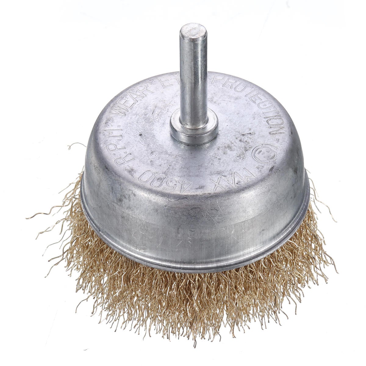 12Pcs Wire Wheel Brush Cup Wire Brush Set 6mm Shank For Removal of Rust/Corrosion/Paint-Reduced