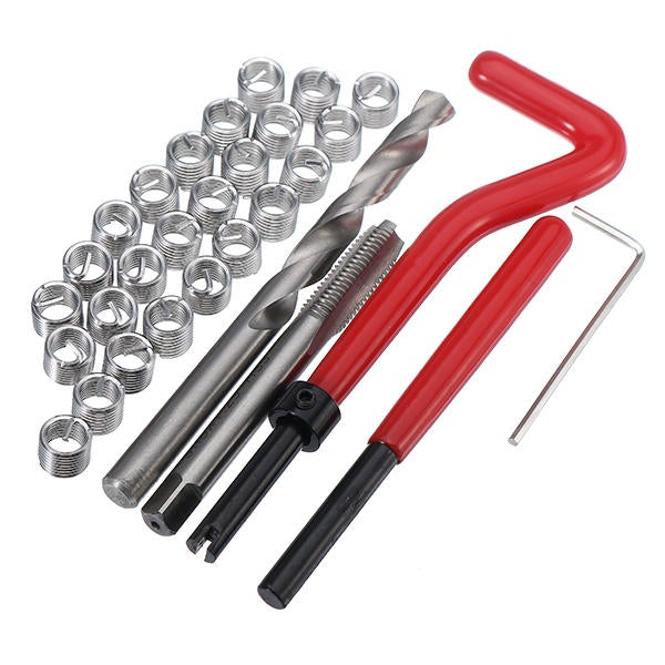 30Pcs Damaged M8 Thread Repair Tool Kit Repair Recoil Insert Kit