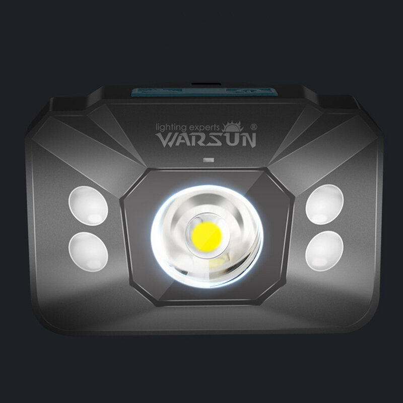 500LM 4 Modes 60 Adjustable 5ATM Waterproof Motion Sensor LED Cycling Bike Headlamp