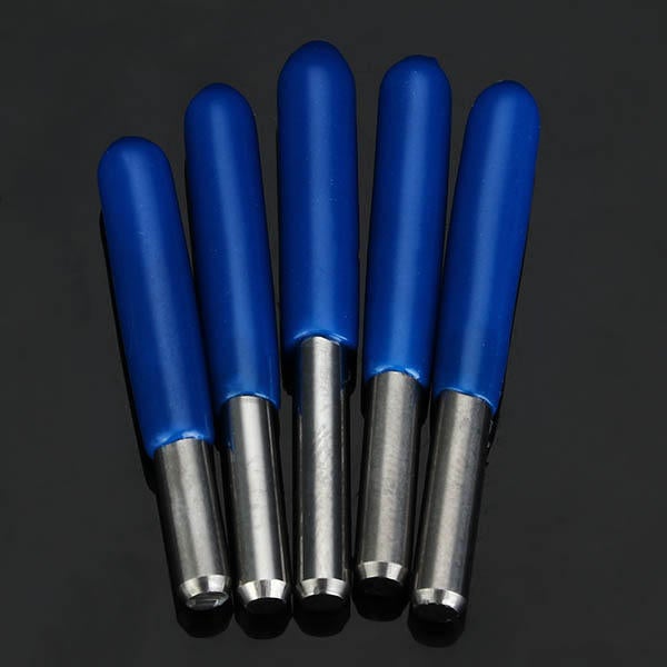 5pcs 3.175mm Shank 0.1mm 15/20/30/45/60 Degree Tungsten Steel Engraving Bits CNC Tool