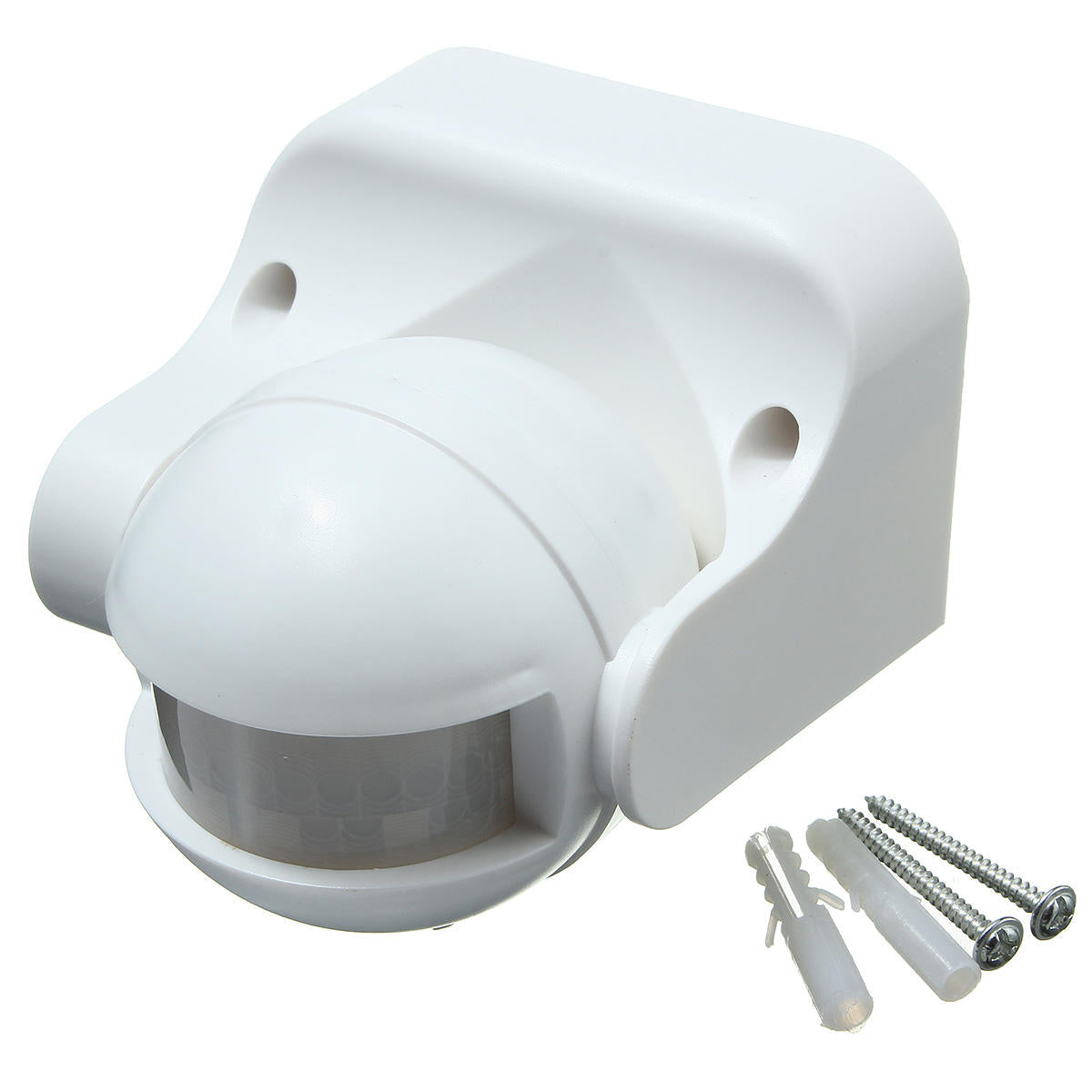 Security Infrared Motion Sensor Detector Movement Switch White,180 Degree